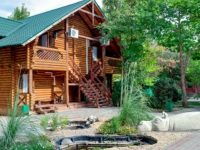 Санаторий «Полтава» Крым. Деревянный сруб (7 корпус)