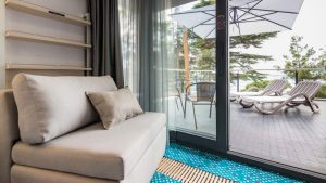 Стандарт улуч с двумя односпальными кроватями и террасой Green Par...