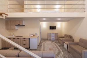 2 уровневые апартаменьы